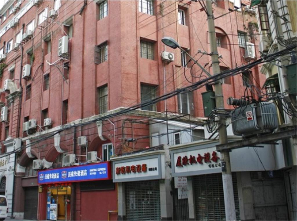 Hanting Express Shanghai Middle Sichuan Road Buitenkant foto