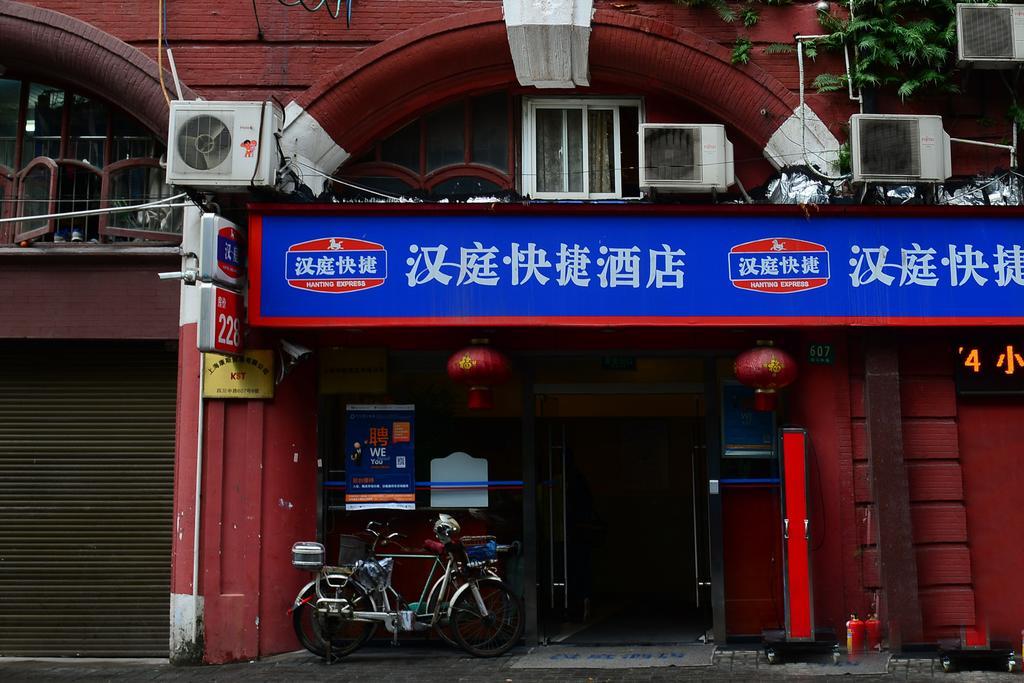 Hanting Express Shanghai Middle Sichuan Road Buitenkant foto